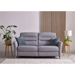 Fashion CASEYS FURNITURE Jesper 3-Seater Double Power Recliner Blue