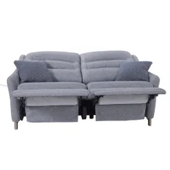 Fashion CASEYS FURNITURE Jesper 3-Seater Double Power Recliner Blue