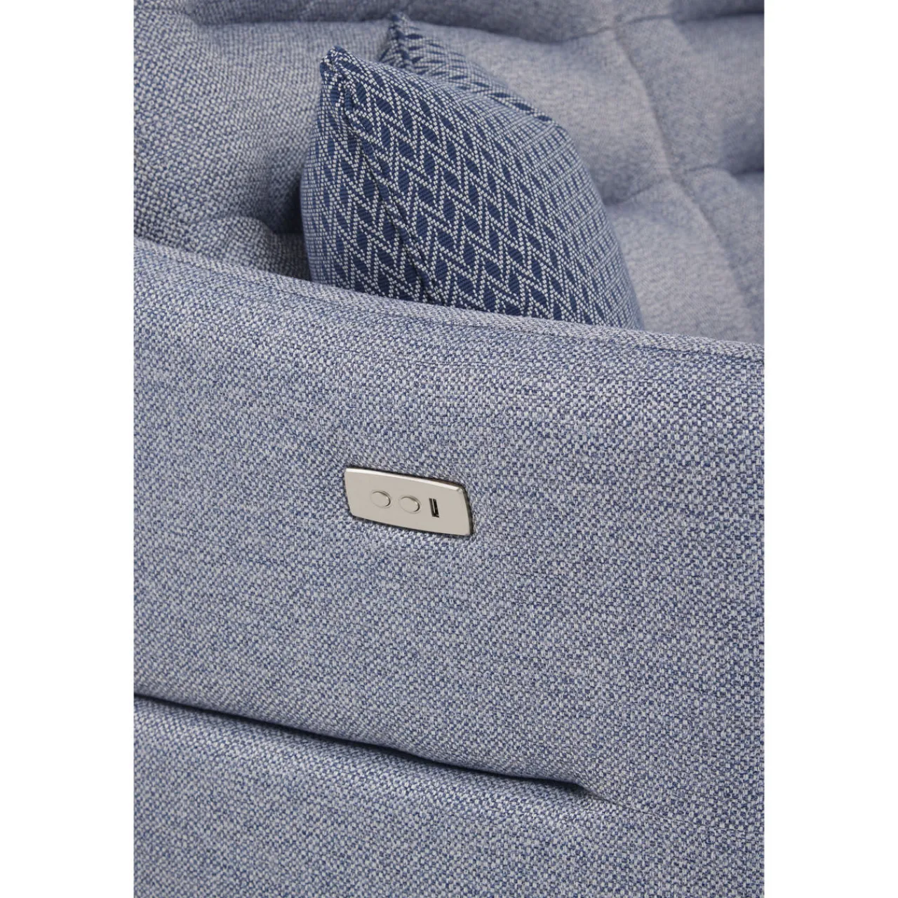 Fashion CASEYS FURNITURE Jesper 3-Seater Double Power Recliner Blue