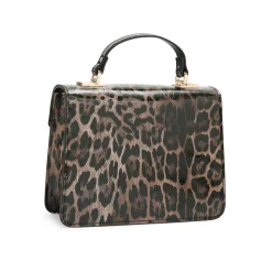 Jessica Leopard Print Crossbody Bag