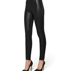 Jo Faux Leather Leggings Black