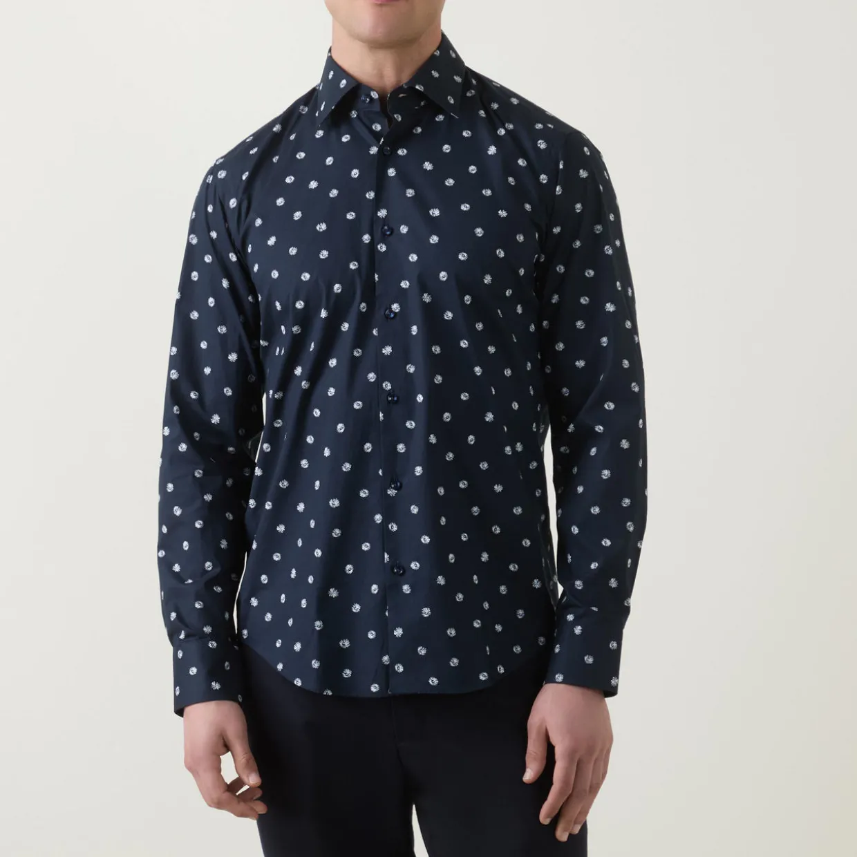 Joe Abstract Single Cuff Shirt