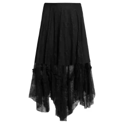 Best ALLSAINTS Josie Asymmetric Lace Skirt