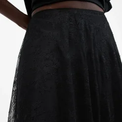 Best ALLSAINTS Josie Asymmetric Lace Skirt