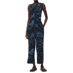 Josie Printed Zip-Up Jumpsuit