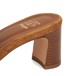 Jule Suede Heeled Mules