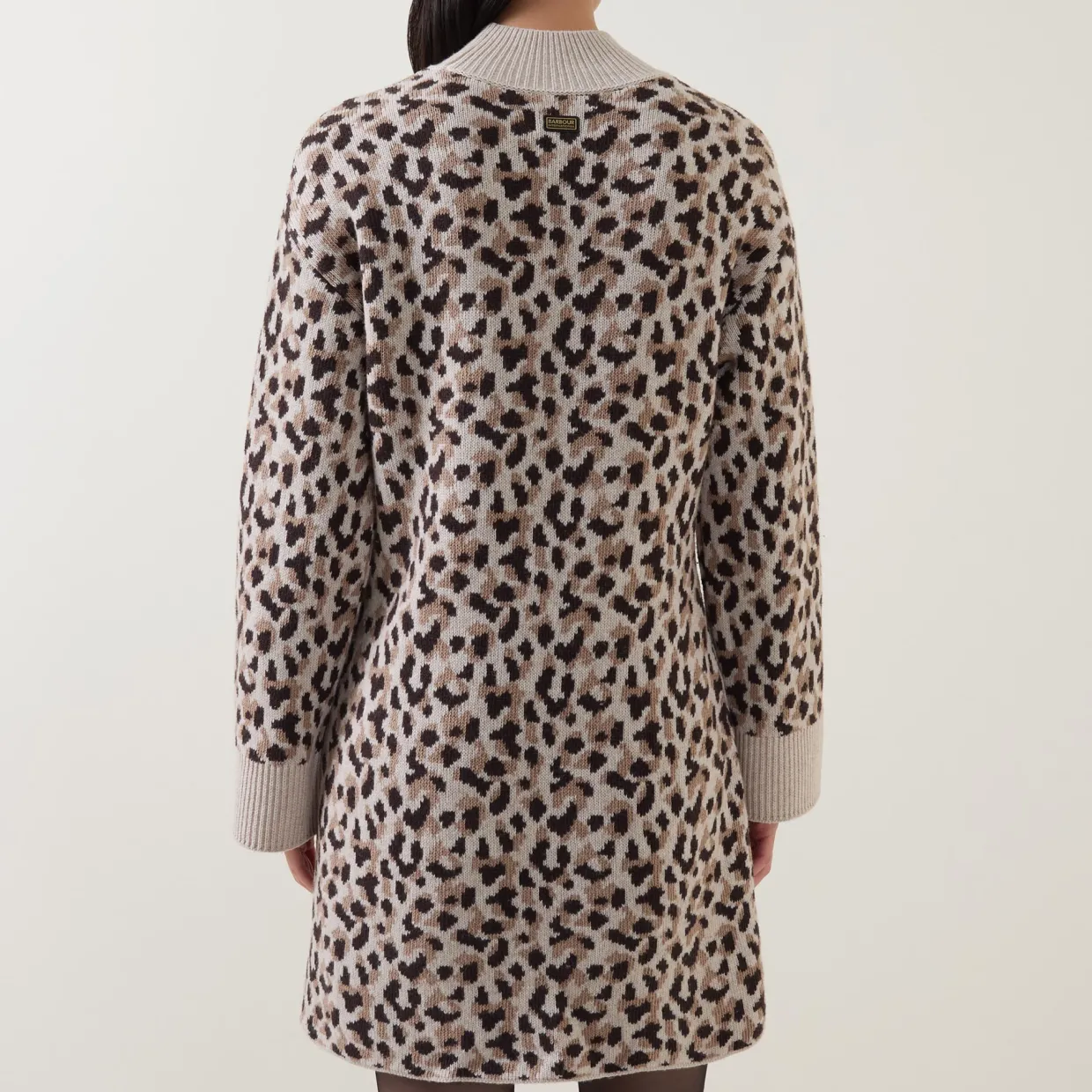 Juliana Leopard Print Knitted Dress