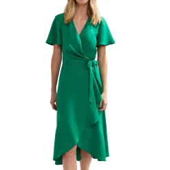 Julissa Ruffle Wrap dress