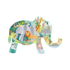 Hot FLOSS & ROCK Jungle 40 Piece Jigsaw Puzzle