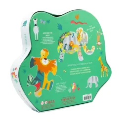 Hot FLOSS & ROCK Jungle 40 Piece Jigsaw Puzzle