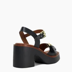New DUNE LONDON Jupiter Leather Platform Sandals