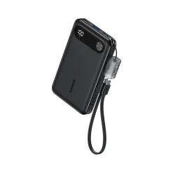 New ANKER 10K PD Power Bank with Usb C-C Cable 22.5 Watt Black