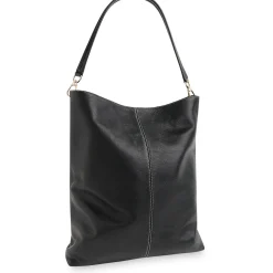 Kamil Contrast Stitch Tote Bag
