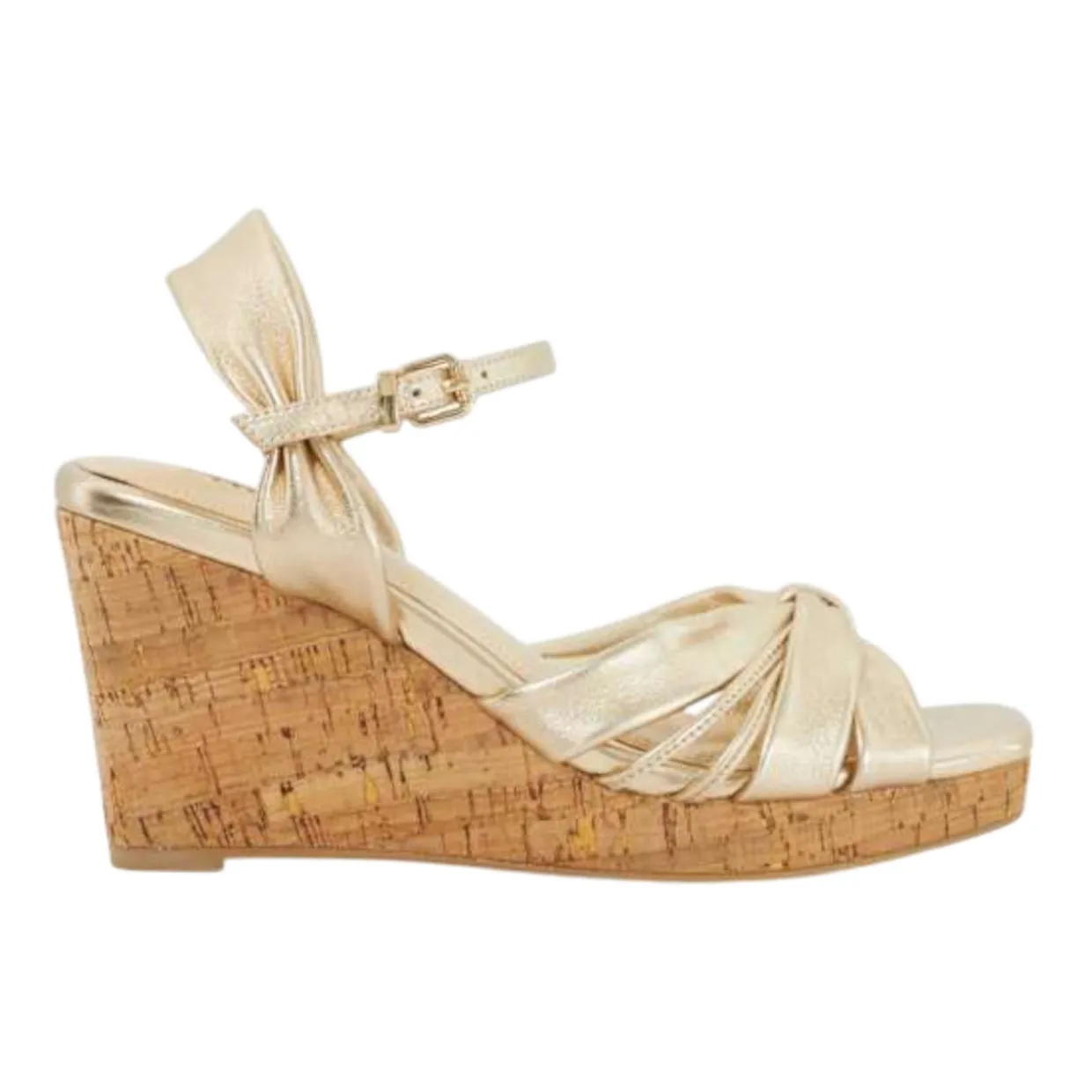 Kander Cork Wedge Heeled Sandals