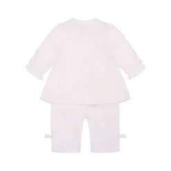 New EMILE ET ROSE Kate Smock Effect Top & Trousers Two-Piece Set