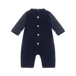 Keane Knitted Fairisle Bodysuit & Hat Two-Piece Set