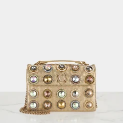 Discount KURT GEIGER LONDON Kensington Crystal Embellished Shoulder Bag