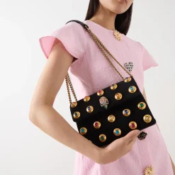 Hot KURT GEIGER LONDON Kensington Jewel Embellished Crossbody Bag
