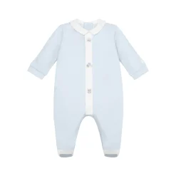 New EMILE ET ROSE Kent Embroidered Babygrow & Hat Two-Piece Set