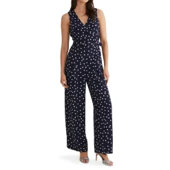 Outlet PHASE EIGHT Kenzie Dotted Print Sleeveless Jumpsuit