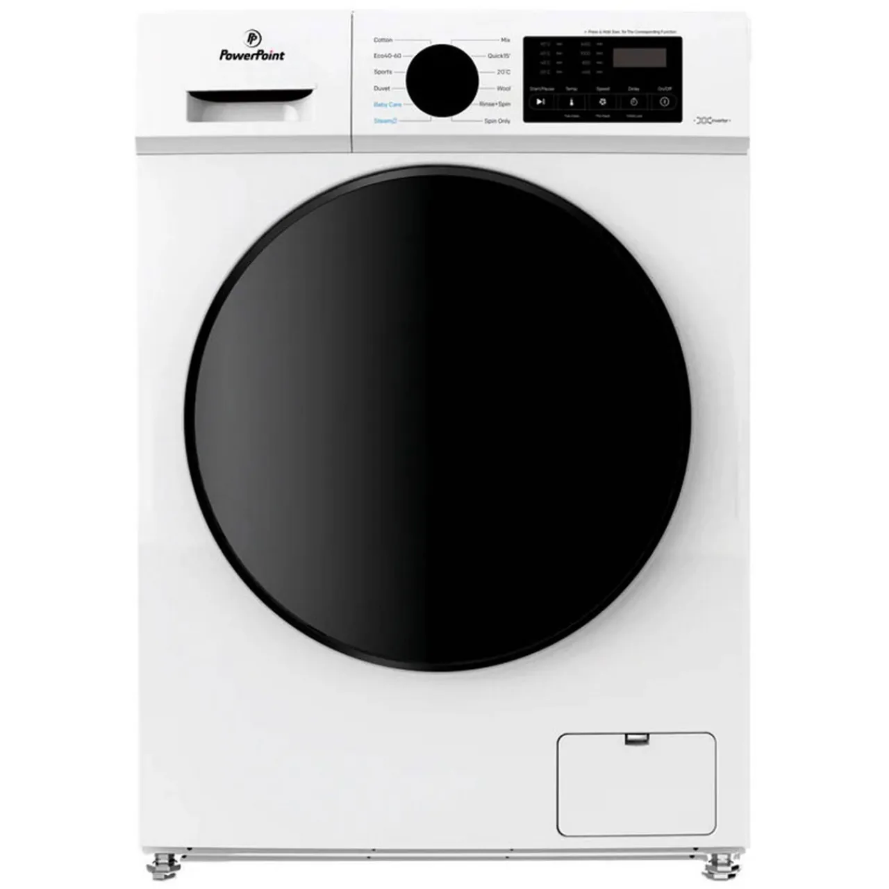 New POWERPOINT 10KG 1400RPM A Rated Washing Machine