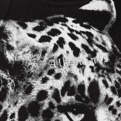 Sale ALLSAINTS Kiara Cygnet Leopard Sweatshirt