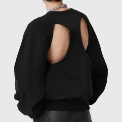 Sale ALLSAINTS Kiara Cygnet Leopard Sweatshirt