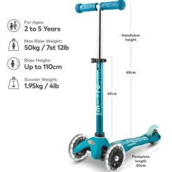 Kids Mini Micro Deluxe LED Scooter