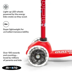 Kids Mini Micro Deluxe LED Scooter