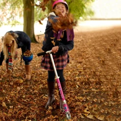 Kids Stripe Sprite Foldable Scooter