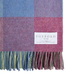 Hot FOXFORD Kilmeaden Block Check Lambswool Throw
