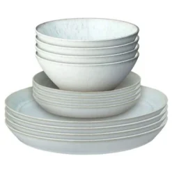 Outlet DENBY Kiln Green 12-Piece Tableware Set