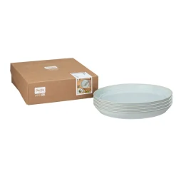 Kiln Green Set of 4 Dinner Plates