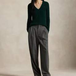 Online POLO RALPH LAUREN Kimberly Pony Player Logo Cable Knit Sweater