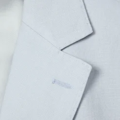 New REISS Kin Single-Breasted Linen Blazer