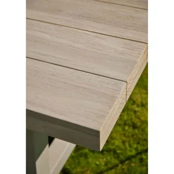 Kingsville Garden Dining Set Linen 240cm