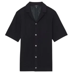 Fashion REISS Kipling Textured-Knit Shirt