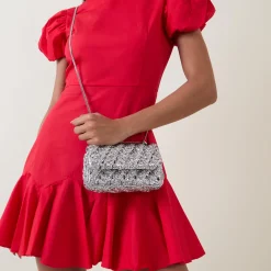 Discount TORY BURCH Kira Mini Woven Crossbody Bag