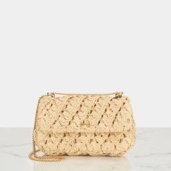 Kira Mini Woven Crossbody Bag