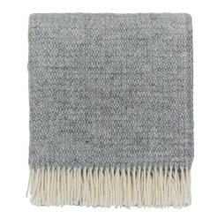 Online BEDECK BELFAST Kiri Wool Throw Grey