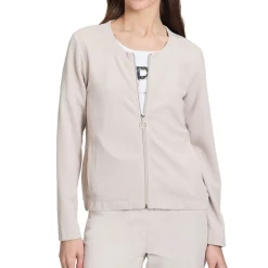 Knit Zip-Up Sweatshirt