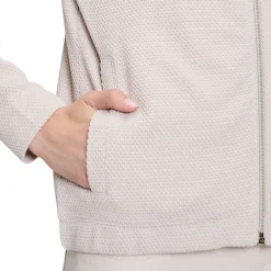 Knit Zip-Up Sweatshirt