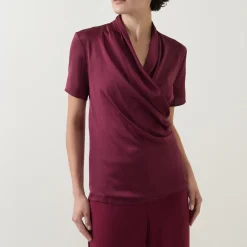 Discount JOSEPH RIBKOFF Knitted Wrap Blouse