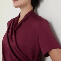 Discount JOSEPH RIBKOFF Knitted Wrap Blouse