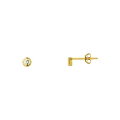 New JUVI DESIGNS 9kt Gold Diamond Studs