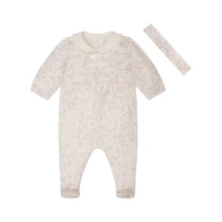 Kylie Floral Babygrow & Hairband Two-Piece Set