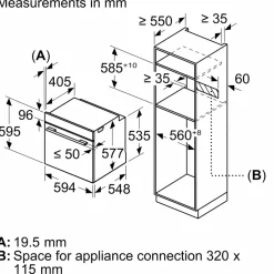 Fashion NEFF 71L N 50 Built-in Oven 60x60 cm Stainless Steel