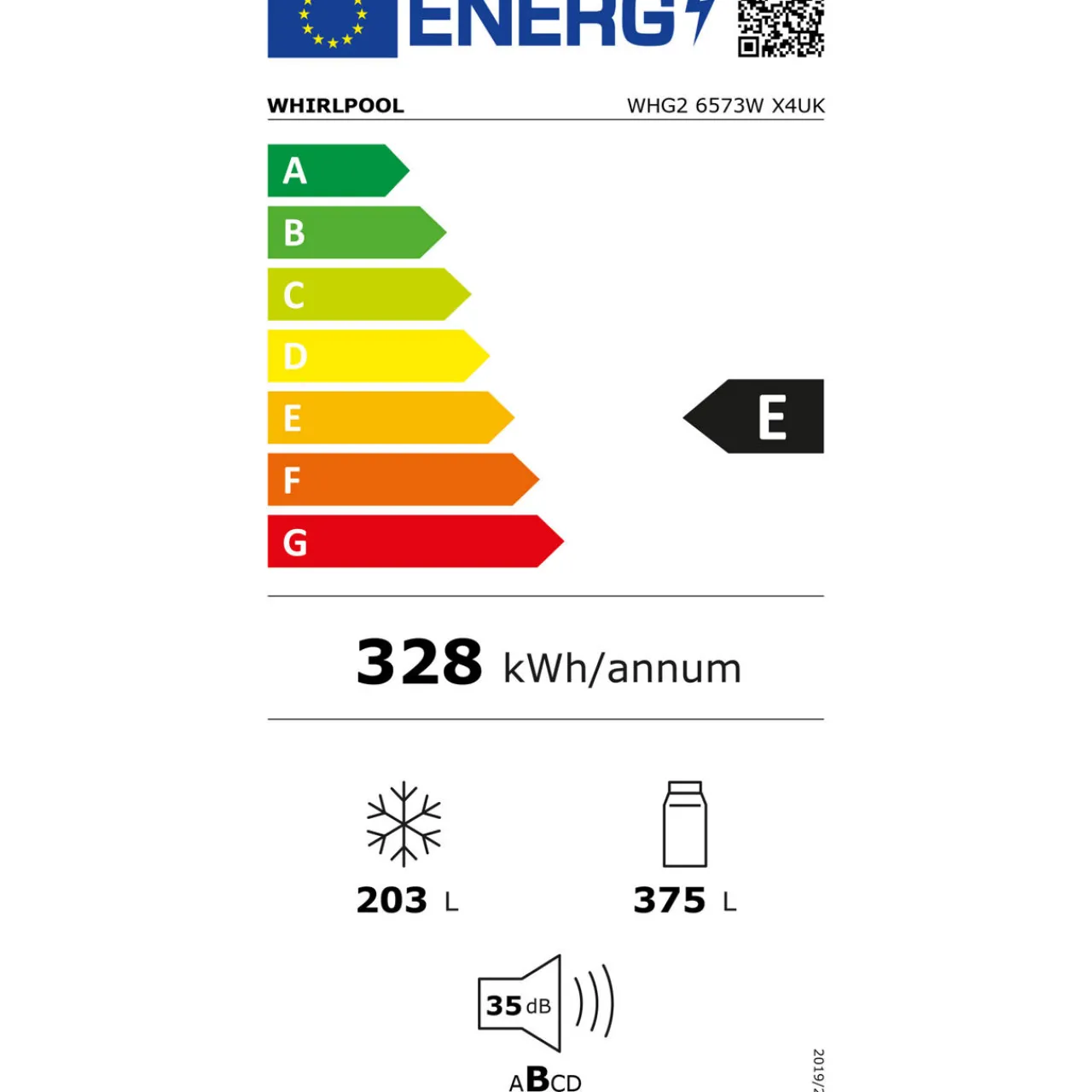 Discount WHIRLPOOL 578L Plumbed Ice and Water 2 Door American Fridge Freezer Pearl Inox