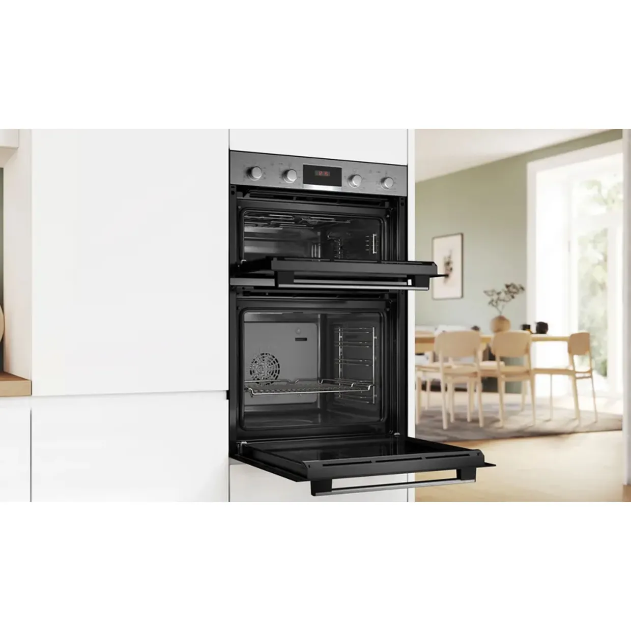 71/34L Series 4 Built-In Double Oven Silver