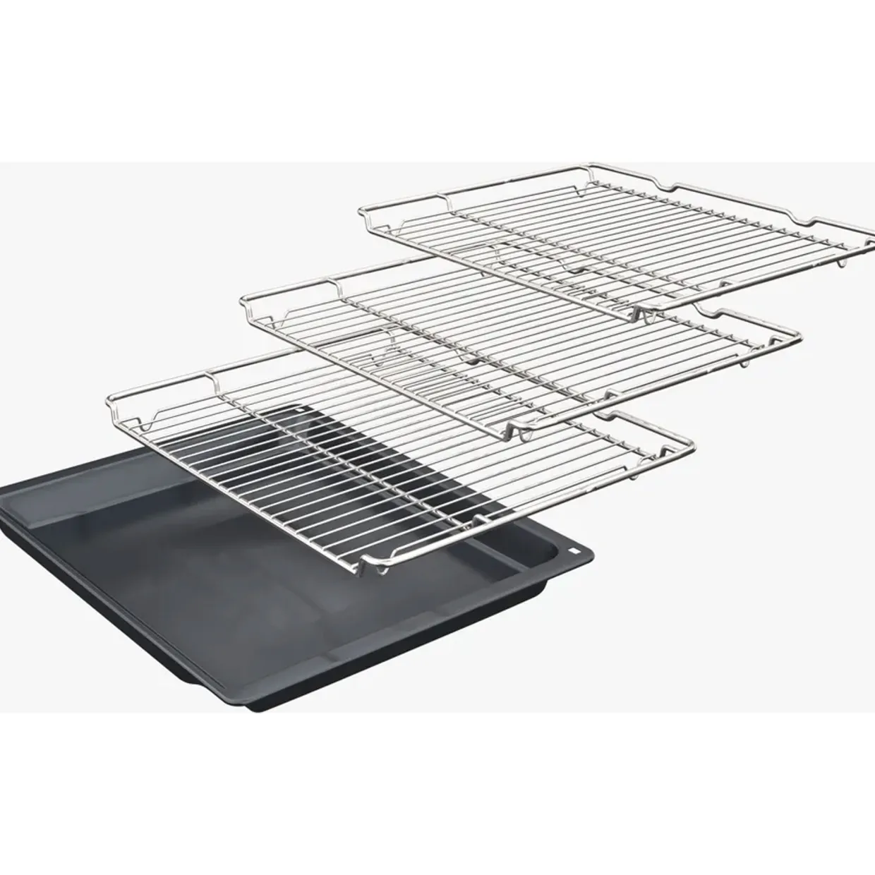 71/34L Series 4 Built-In Double Oven Silver